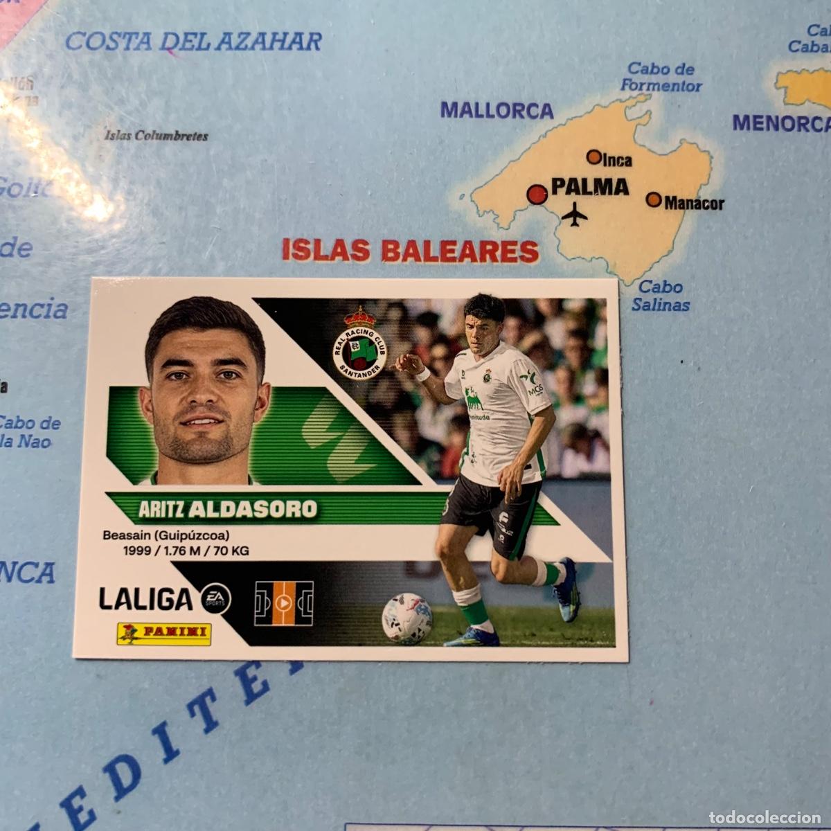 Cromos de f&uacute;tbol: Aldasoro n&uacute;mero 14 del Racing de Santander cromo liga este 26-27 2026-2027