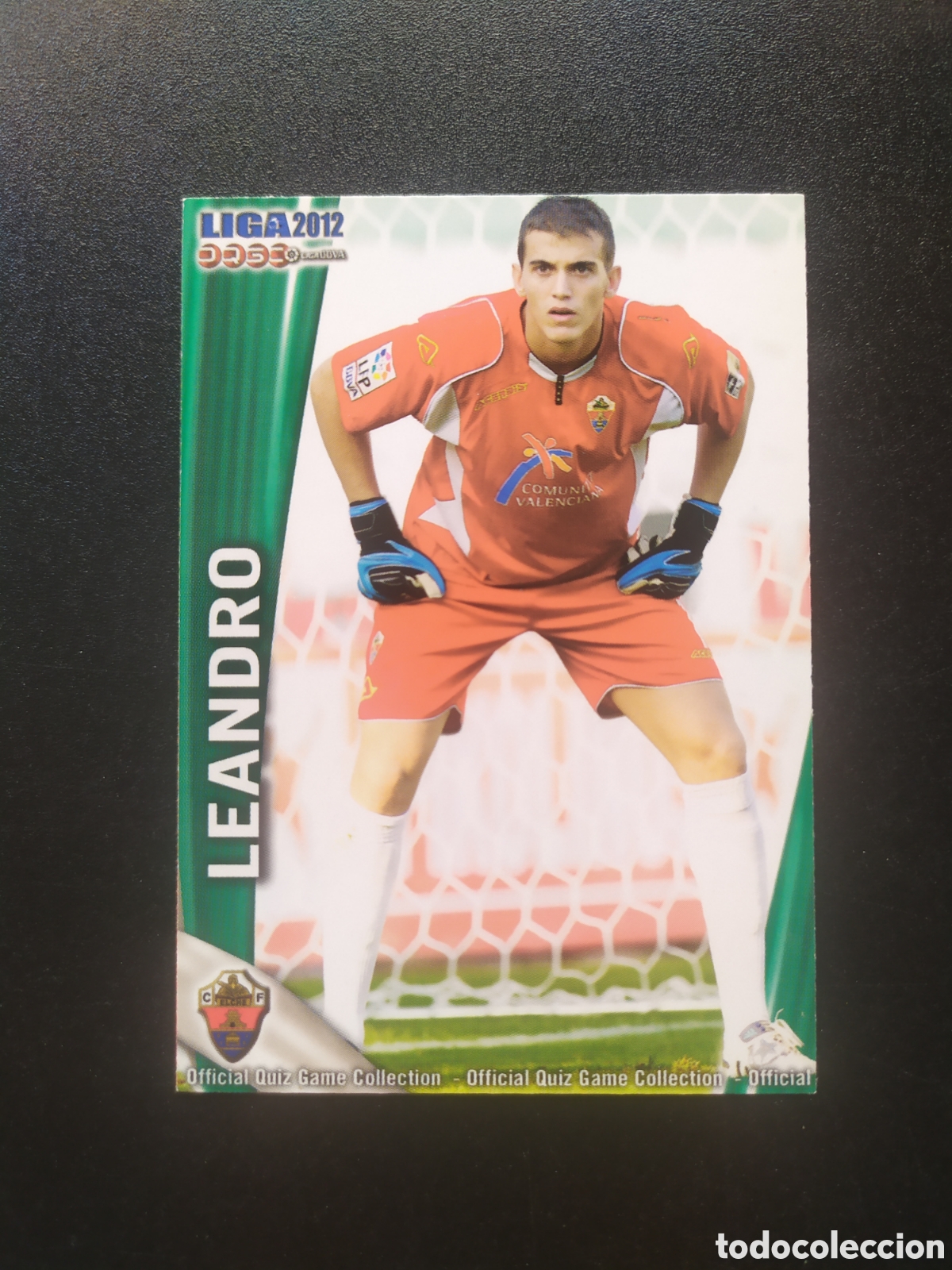 Cromos de f&uacute;tbol: Mundicromo fichas Liga 2011 2012 11 12 Leandro n&deg; 799 Elche