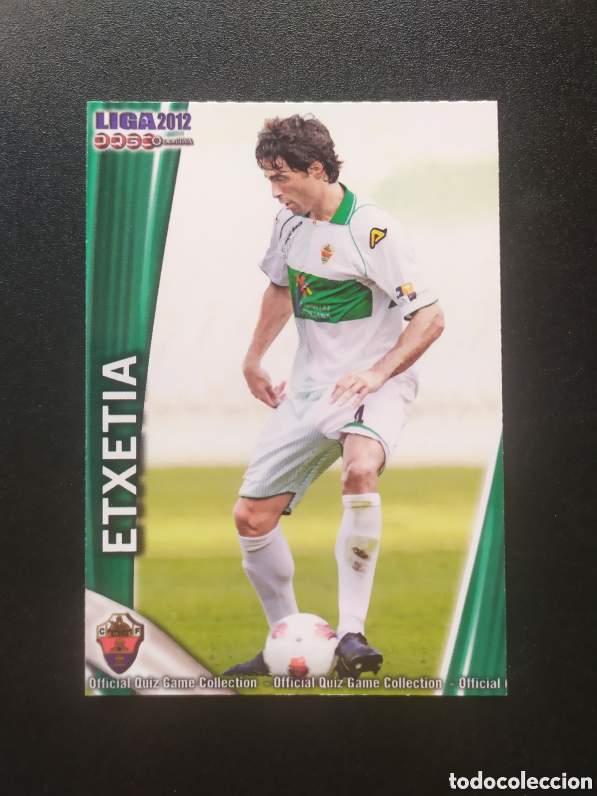 Cromos de f&uacute;tbol: Mundicromo fichas Liga 2011 2012 11 12 Etxeita n&deg; 800 Elche
