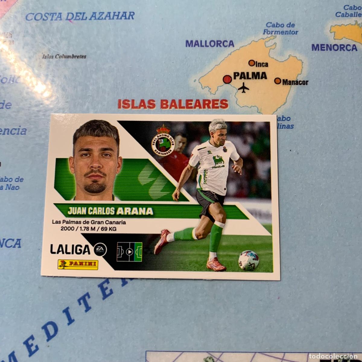 Cromos de f&uacute;tbol: Arana n&uacute;mero 19 del Racing de Santander cromo liga este 26-27 2026-2027