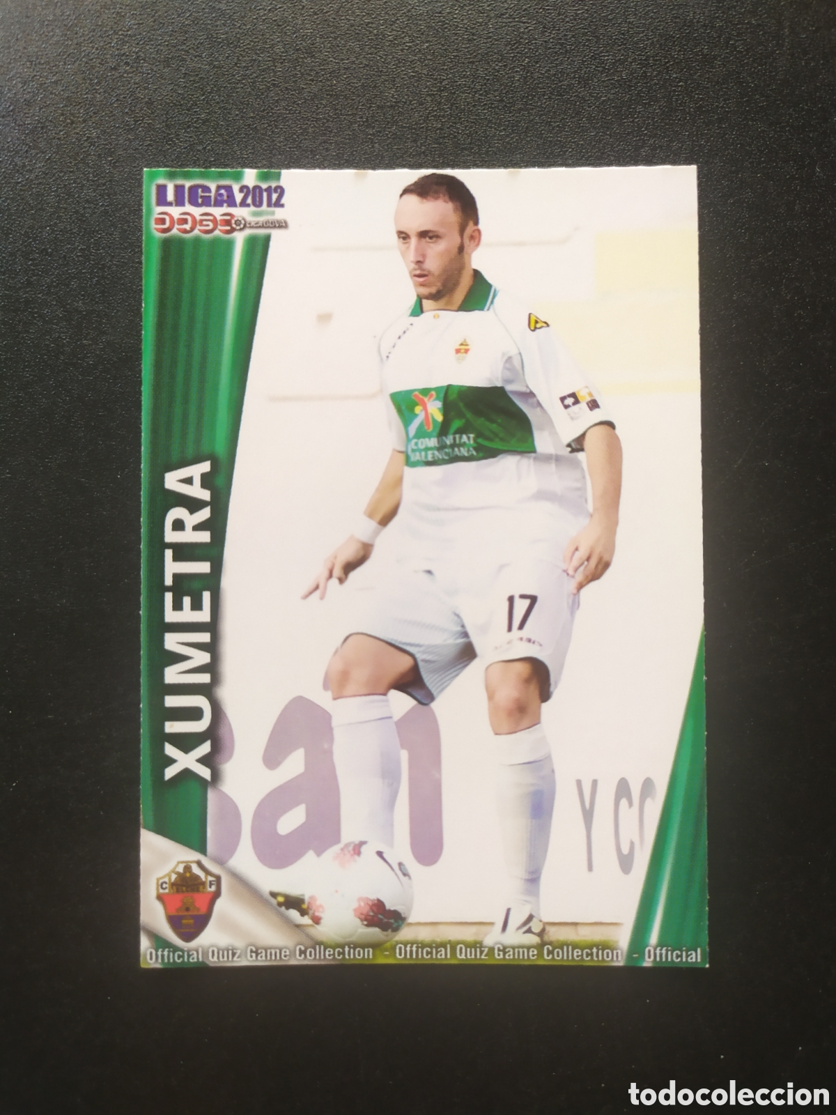 Cromos de f&uacute;tbol: Mundicromo fichas Liga 2011 2012 11 12 Xumetra n&deg; 804 Elche