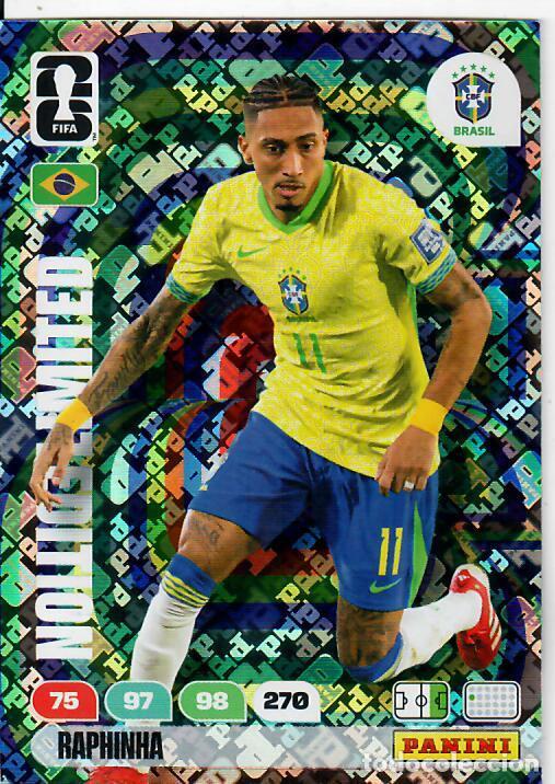 Cromos de f&uacute;tbol: PANINI ADRENALYN MUNDIAL WORLD CUP 2026 - LIMITED EDITION - RAPHINHA - BRASIL