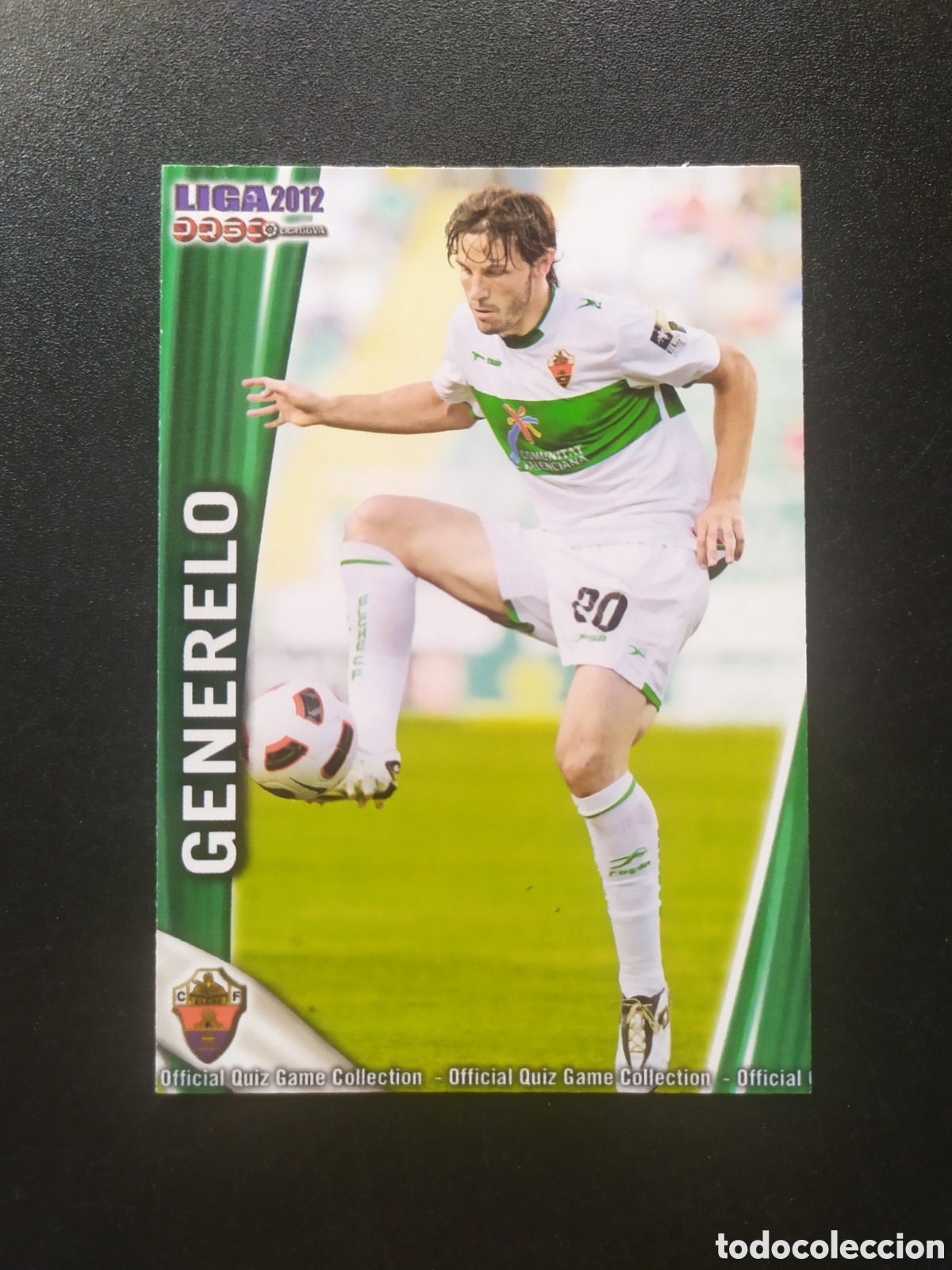 Cromos de f&uacute;tbol: Mundicromo fichas Liga 2011 2012 11 12 Generelo n&deg; 807 Elche