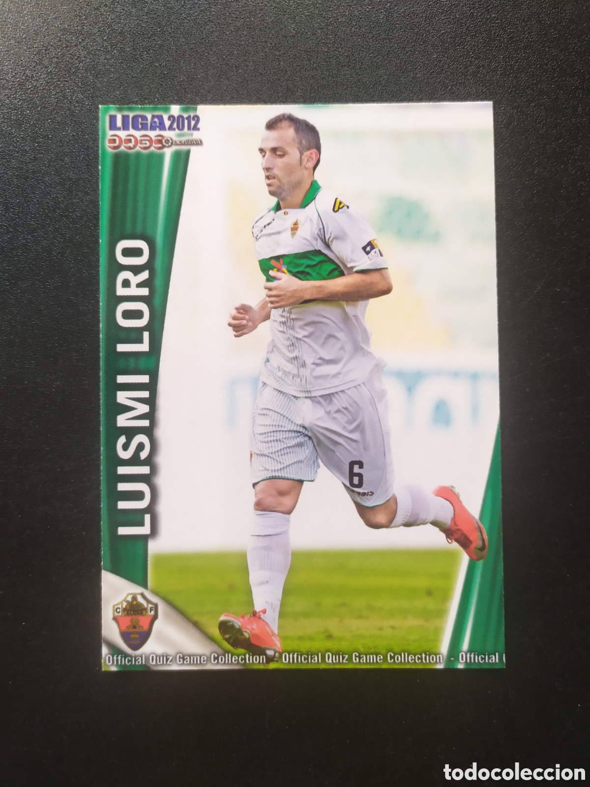 Cromos de f&uacute;tbol: Mundicromo fichas Liga 2011 2012 11 12 Luismi Loro n&deg; 808 Elche