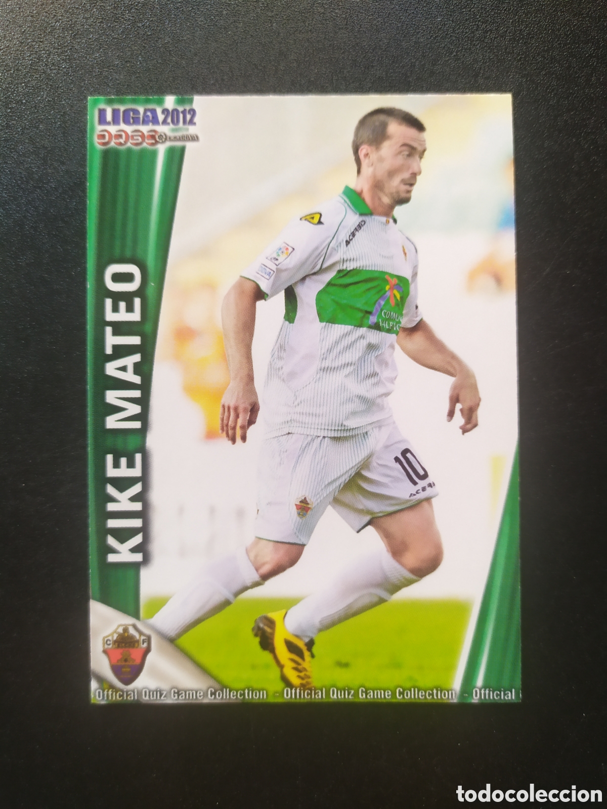 Cromos de f&uacute;tbol: Mundicromo fichas Liga 2011 2012 11 12 Kike Mateo n&deg; 809 Elche