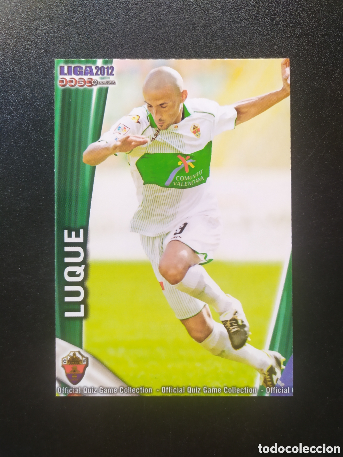 Cromos de f&uacute;tbol: Mundicromo fichas Liga 2011 2012 11 12 Luque n&deg; 810 Elche