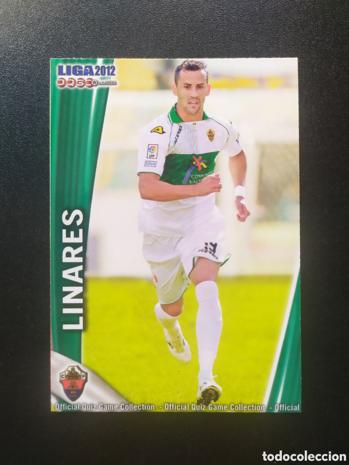Cromos de f&uacute;tbol: Mundicromo fichas Liga 2011 2012 11 12 Linares n&deg; 812 Elche