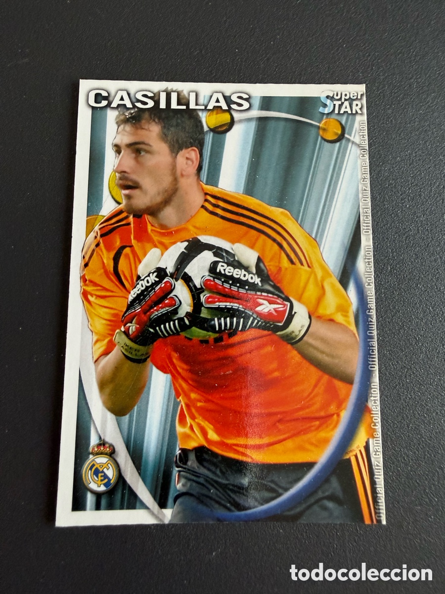 Cromos de f&uacute;tbol: MUNDICROMO 2011. 050 CASILLAS ( Real Madrid). Super Star. Mate