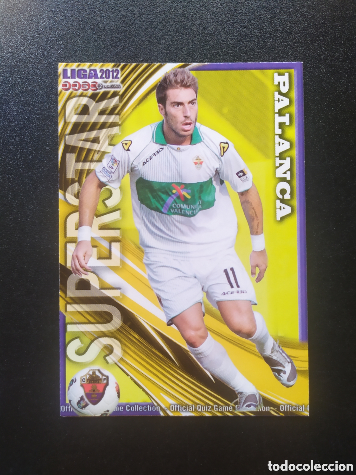 Cromos de f&uacute;tbol: Mundicromo fichas Liga 2011 2012 11 12 Palanca superstar mate n&deg; 815 Elche