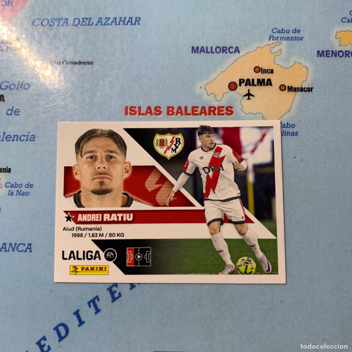 Cromos de f&uacute;tbol: Ratiu n&uacute;mero 5 del rayo vallecano cromo liga este 26-27 2026-2027
