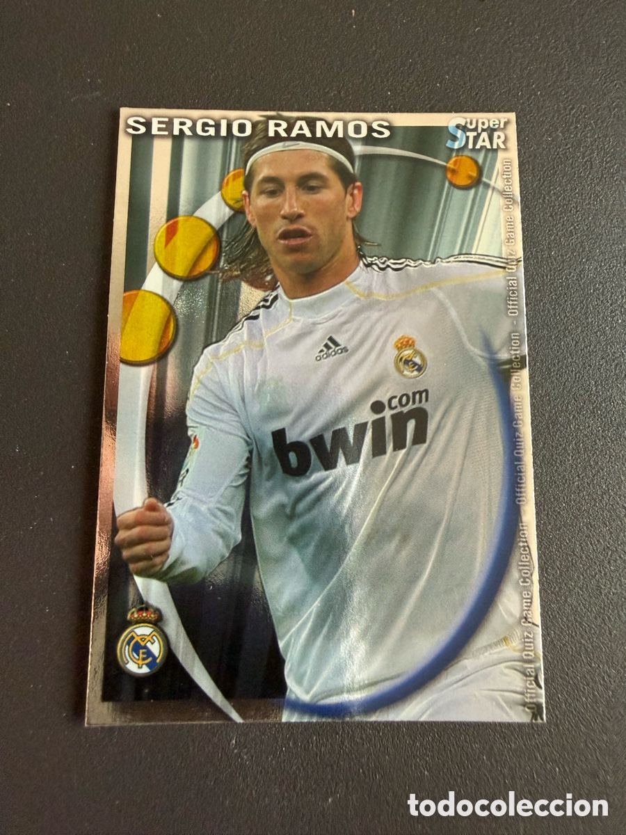 Cromos de f&uacute;tbol: MUNDICROMO 2011. 051. SERGIO RAMOS ( Real Madrid). Super Star. Brillo Liso