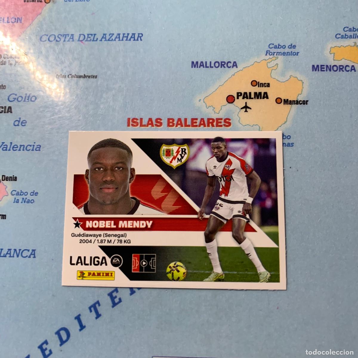 Cromos de f&uacute;tbol: Mendy n&uacute;mero 7 del rayo vallecano cromo liga este 26-27 2026-2027