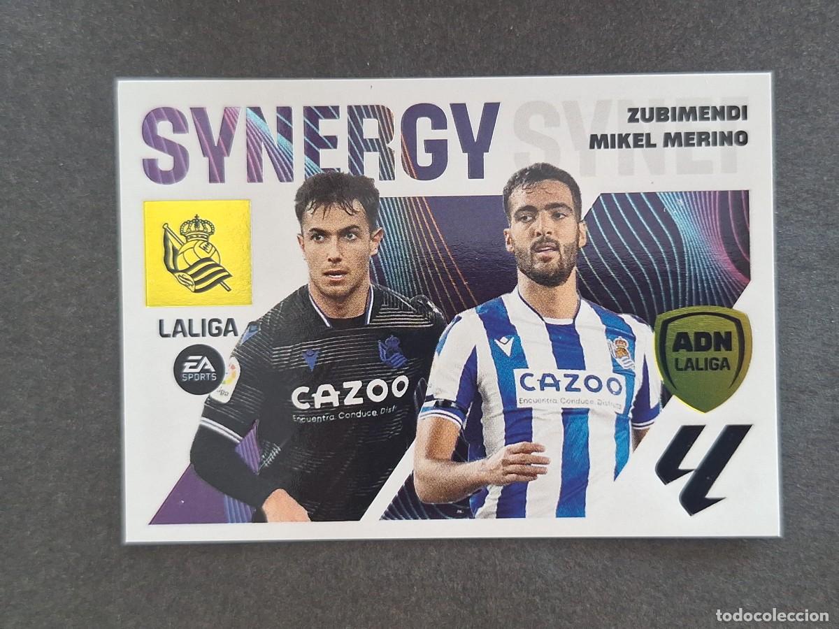 Cromos de f&uacute;tbol: L1 ZUBIMENDI - MIKEL MERINO REAL SOCIEDAD LIGA ESTE 2023 2024 23 24 NUNCA PEGADO SIN PEGAR