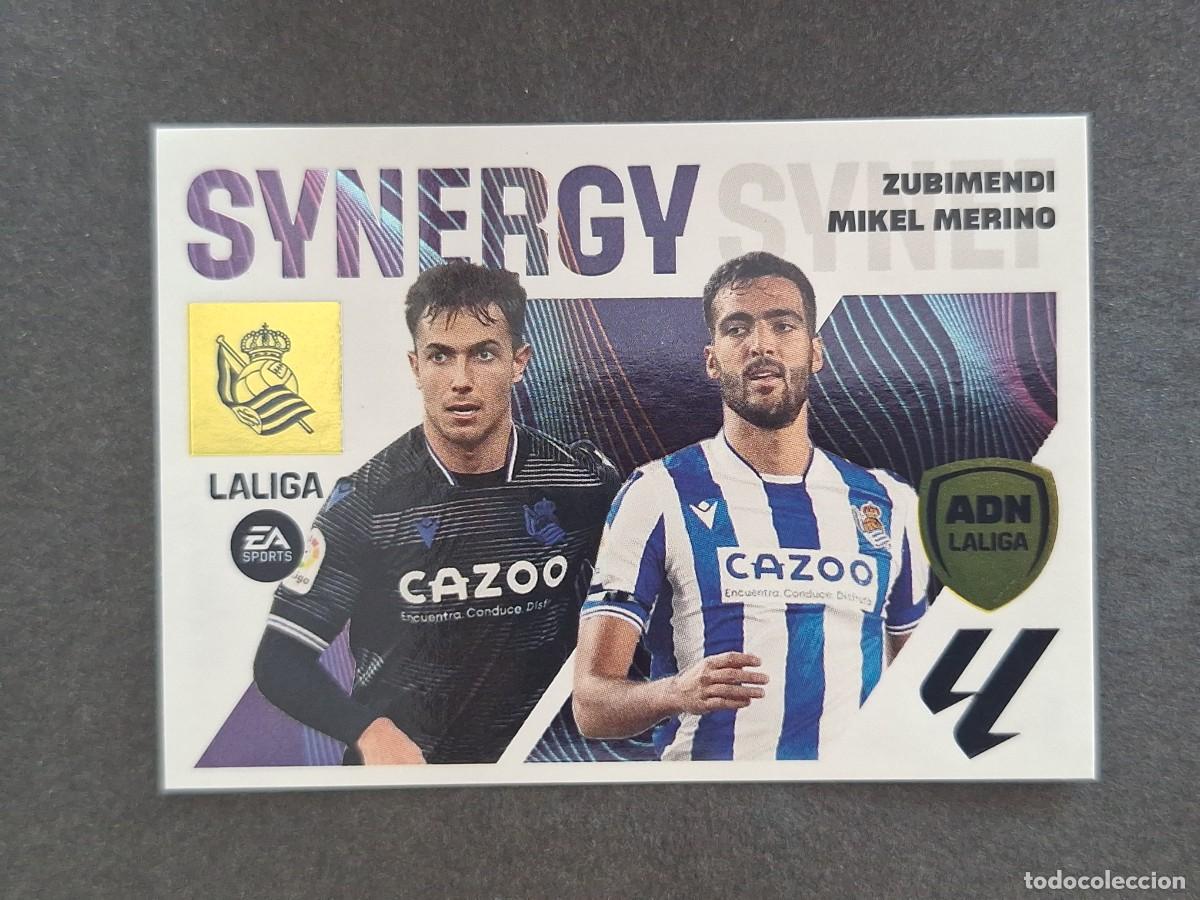 Cromos de f&uacute;tbol: L1 ZUBIMENDI - MIKEL MERINO REAL SOCIEDAD LIGA ESTE 2023 2024 23 24 NUNCA PEGADO SIN PEGAR