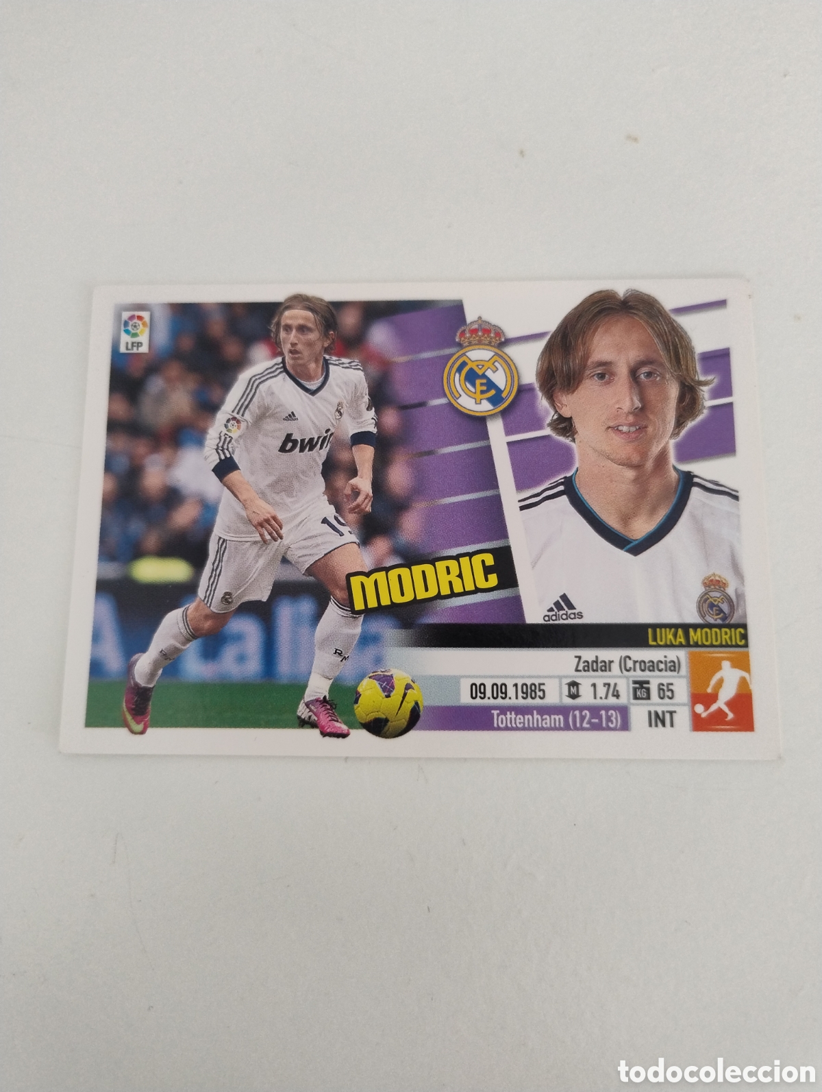 Cromos de f&uacute;tbol: 11 - Modric - Real Madrid - Liga Este 2013 - 2014