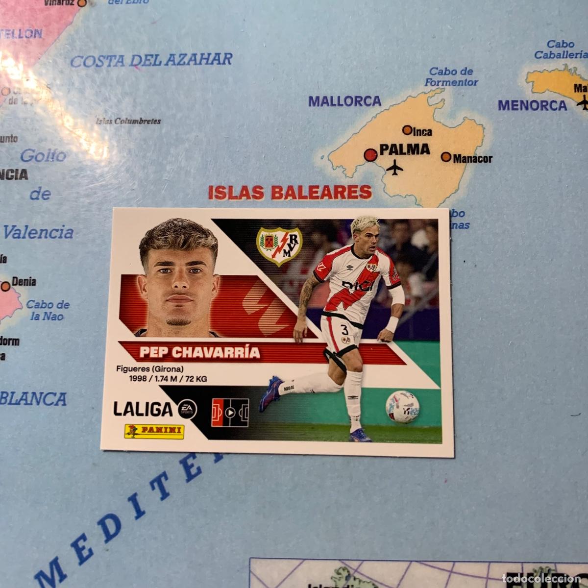 Cromos de f&uacute;tbol: Pep Chavarr&iacute;a n&uacute;mero 10 del rayo vallecano cromo liga este 26-27 2026-2027