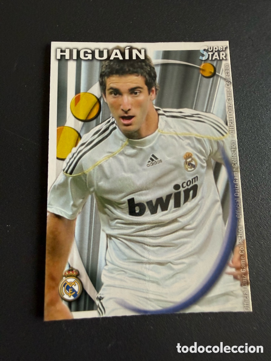 Cromos de f&uacute;tbol: MUNDICROMO 2011. 053 HIGUA&Iacute;N ( Real Madrid). Super Star. Mate