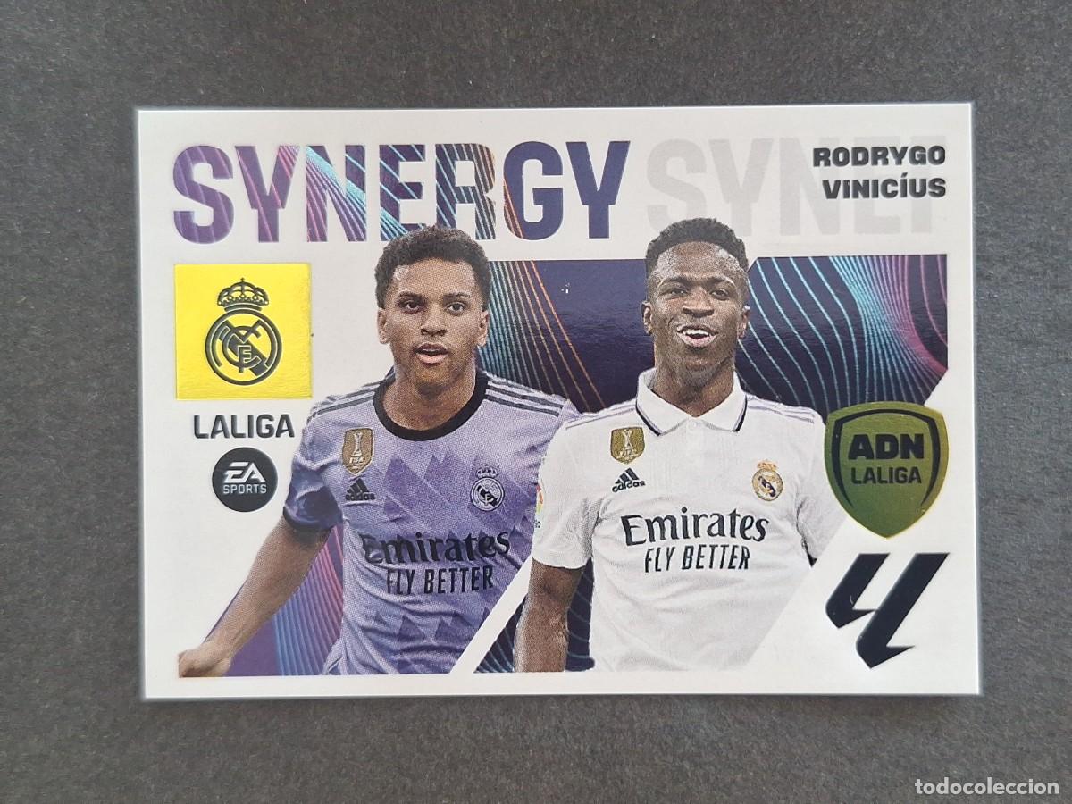 Cromos de f&uacute;tbol: L1 RODRYGO - VINICIUS REAL MADRID LIGA ESTE 2023 2024 23 24 NUNCA PEGADO SIN PEGAR