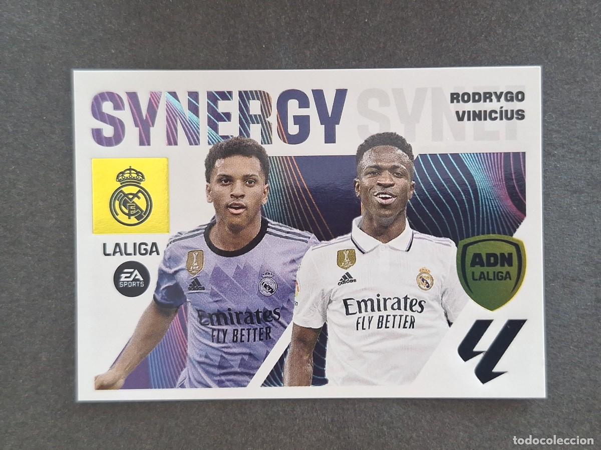 Cromos de f&uacute;tbol: L1 RODRYGO - VINICIUS REAL MADRID LIGA ESTE 2023 2024 23 24 NUNCA PEGADO SIN PEGAR