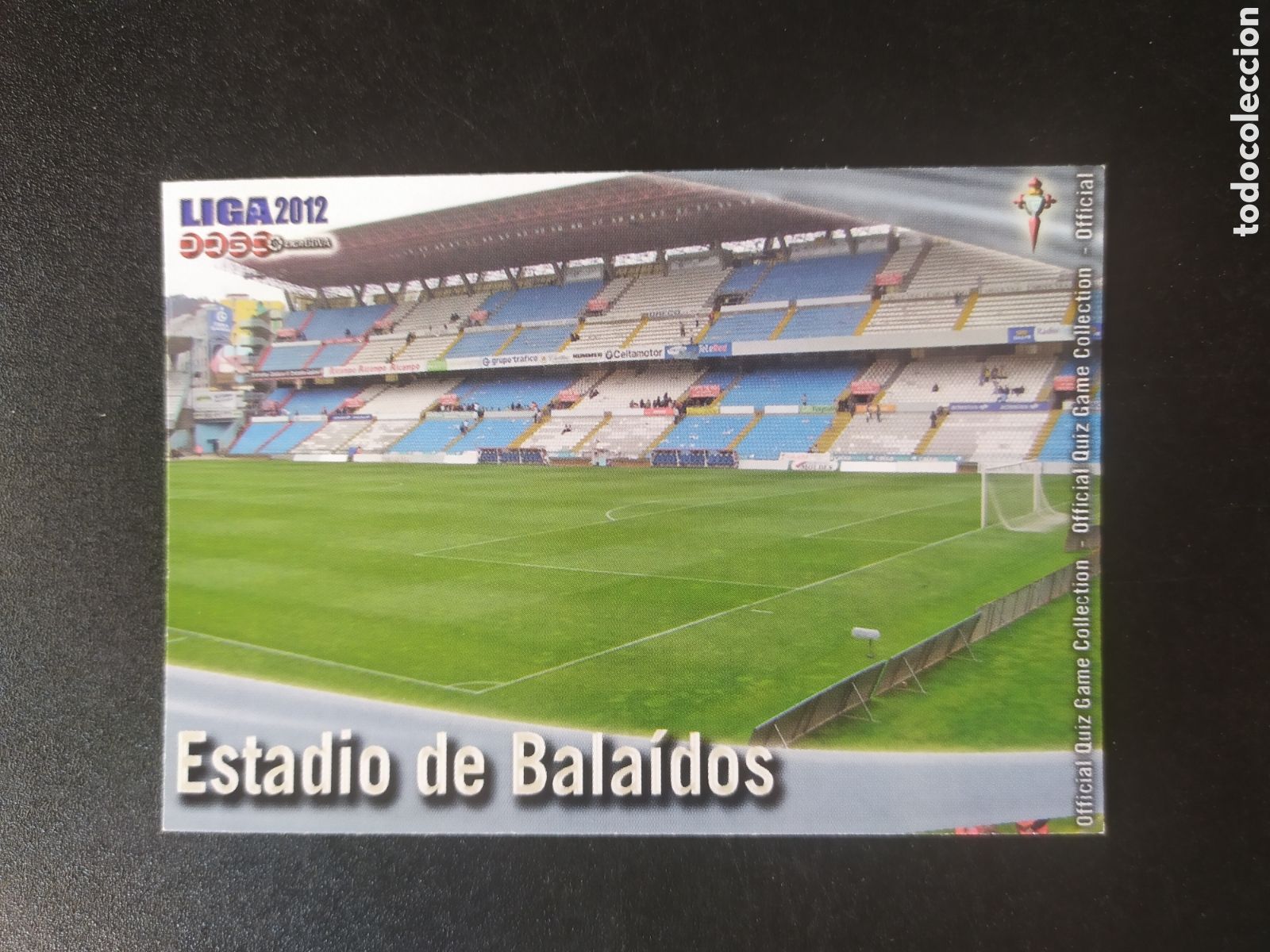 Cromos de f&uacute;tbol: Mundicromo fichas Liga 2011 2012 11 12 Estadio de Balaidos mate n&deg; 818 Celta Vigo