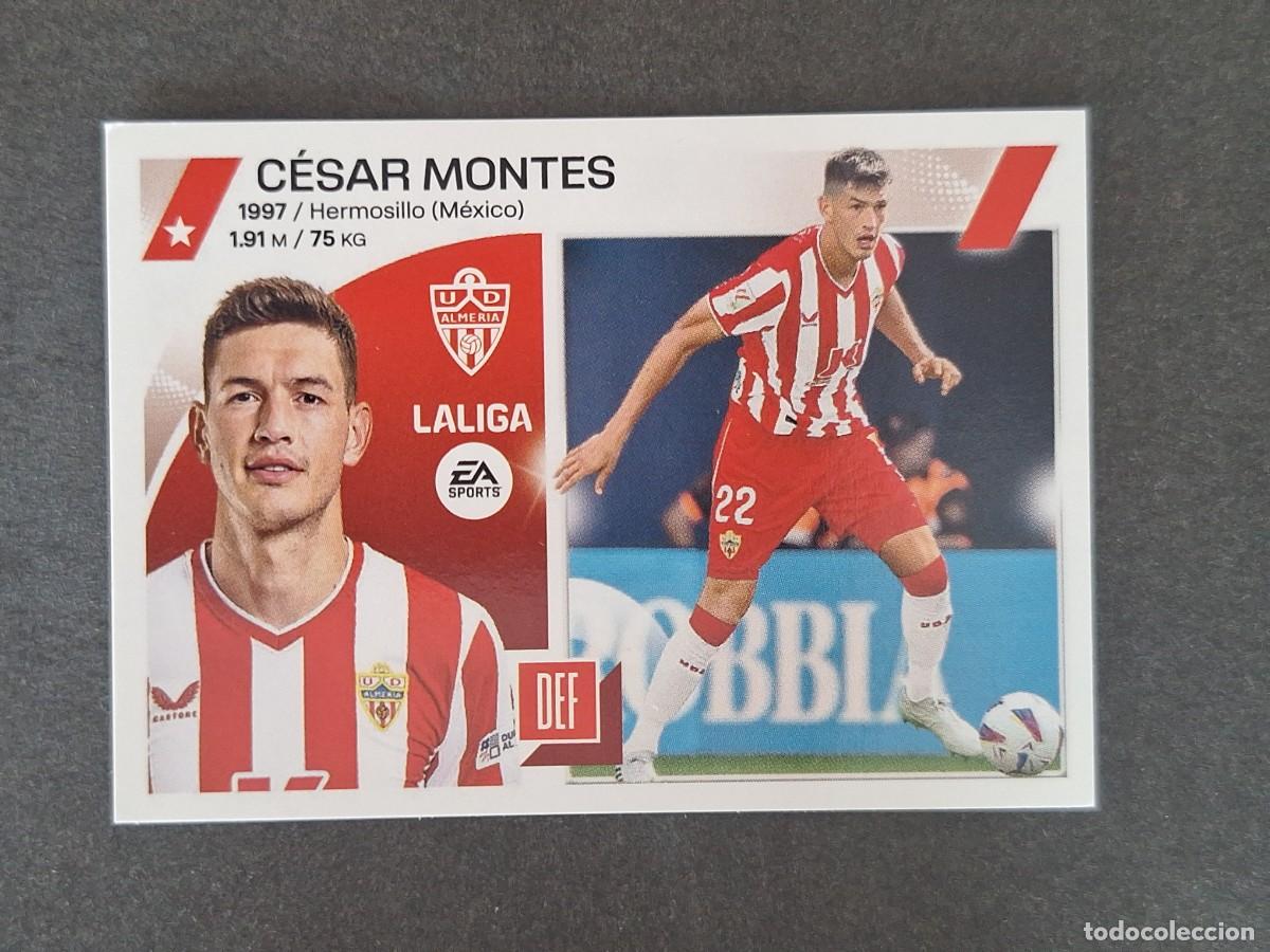 Football Stickers: L1 CESAR MONTES U. D. ALMERIA COLOCA LIGA ESTE 2023 2024 23 24 NUNCA PEGADO SIN PEGAR