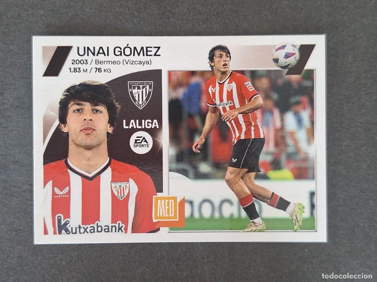 Cartes &agrave; collectionner de Football: L1 UNAI GOMEZ ATHLETIC CLUB DE BILBAO COLOCA LIGA ESTE 2023 2024 23 24 NUNCA PEGADO SIN PEGAR