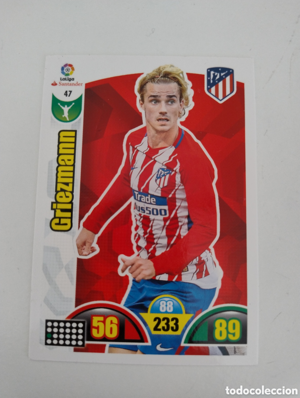 Cartes &agrave; collectionner de Football: 47 - Griezmann - Atl&eacute;tico de Madrid - Adrenalyn XL Liga 2017 - 2018