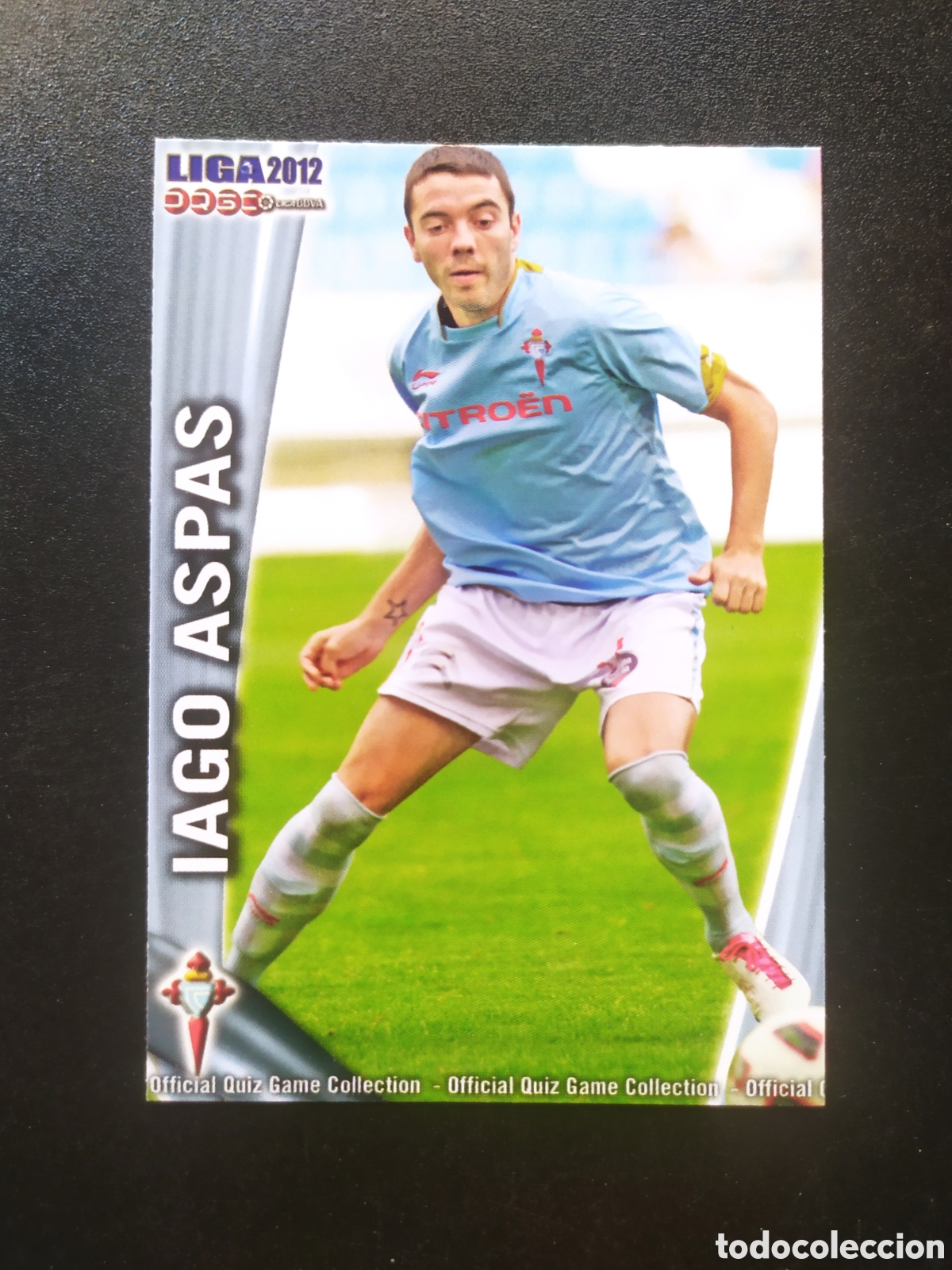 Cartes &agrave; collectionner de Football: Mundicromo fichas Liga 2011 2012 11 12 Iago Aspas n&deg; 827 Celta Vigo