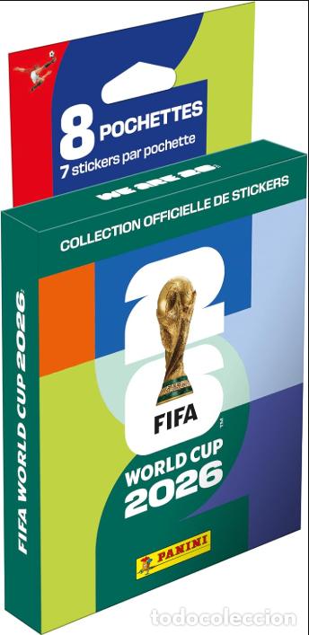 Fu&szlig;ball-Sticker: Panini - FIFA World Cup 2026 Cromos - Ecoblister 8 Sobres - Incluye 56 Cromos Mundial 2026 -