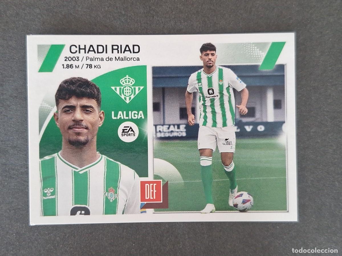 Fu&szlig;ball-Sticker: L1 CHADI RIAD REAL BETIS BALOMPIE COLOCA LIGA ESTE 2023 2024 23 24 NUNCA PEGADO SIN PEGAR
