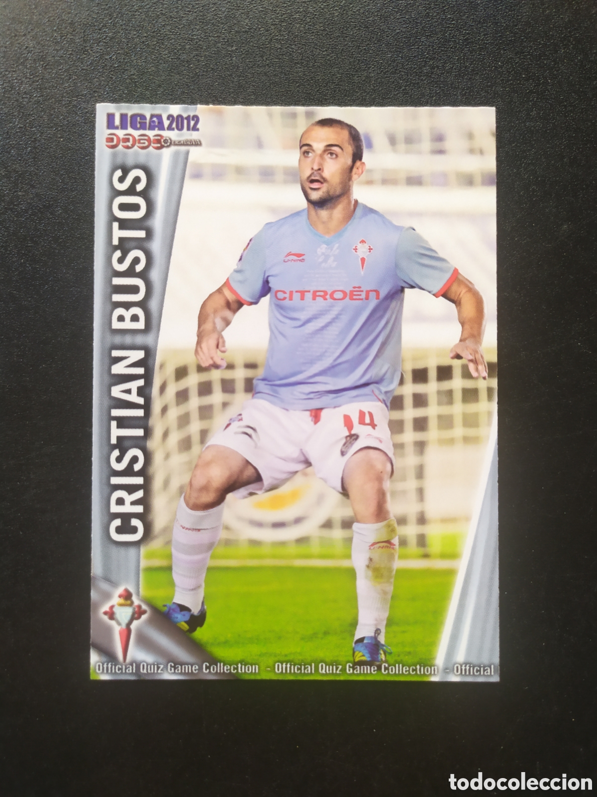 Fu&szlig;ball-Sticker: Mundicromo fichas Liga 2011 2012 11 12 Cristian Bustos n&deg; 828 Celta Vigo