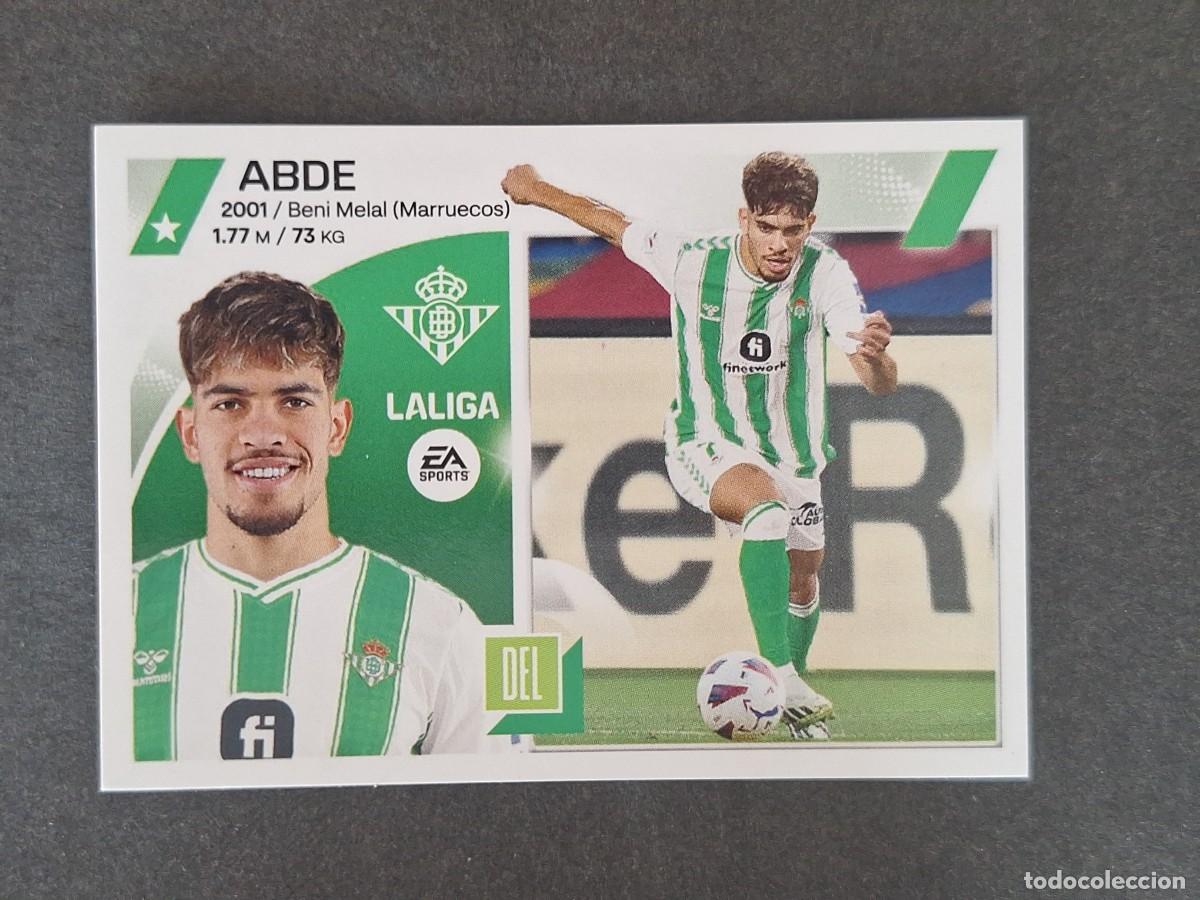 Fu&szlig;ball-Sticker: L1 ABDE REAL BETIS BALOMPIE COLOCA LIGA ESTE 2023 2024 23 24 NUNCA PEGADO SIN PEGAR