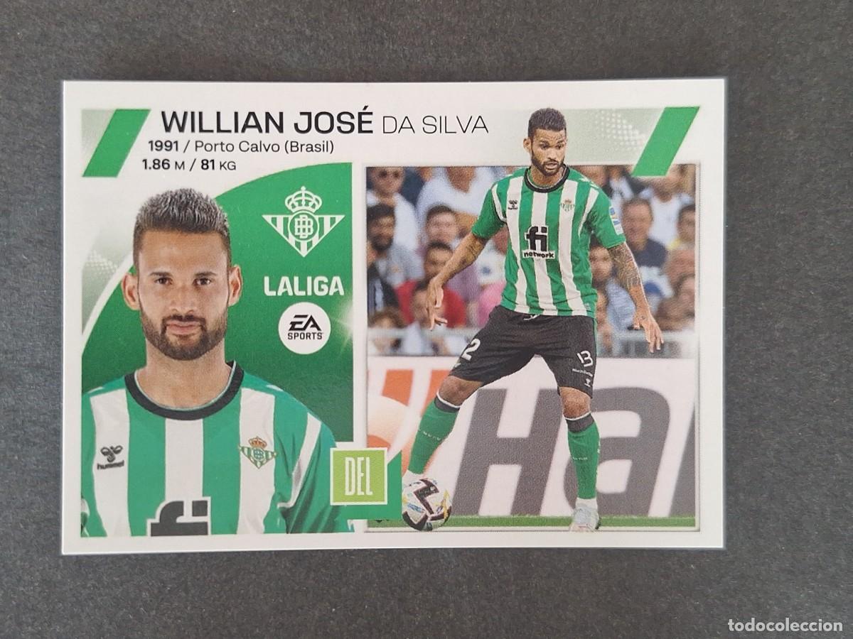 Cromos de f&uacute;tbol: L1 WILLIAN JOSE REAL BETIS BALOMPIE COLOCA LIGA ESTE 2023 2024 23 24 NUNCA PEGADO SIN PEGAR