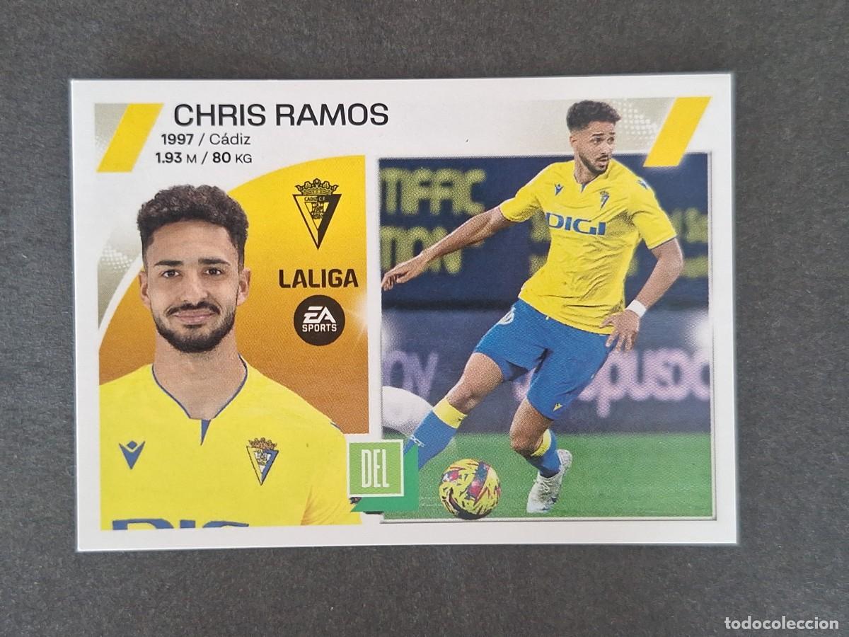 Cromos de f&uacute;tbol: L1 CHRIS RAMOS CADIZ C. F. COLOCA LIGA ESTE 2023 2024 23 24 NUNCA PEGADO SIN PEGAR