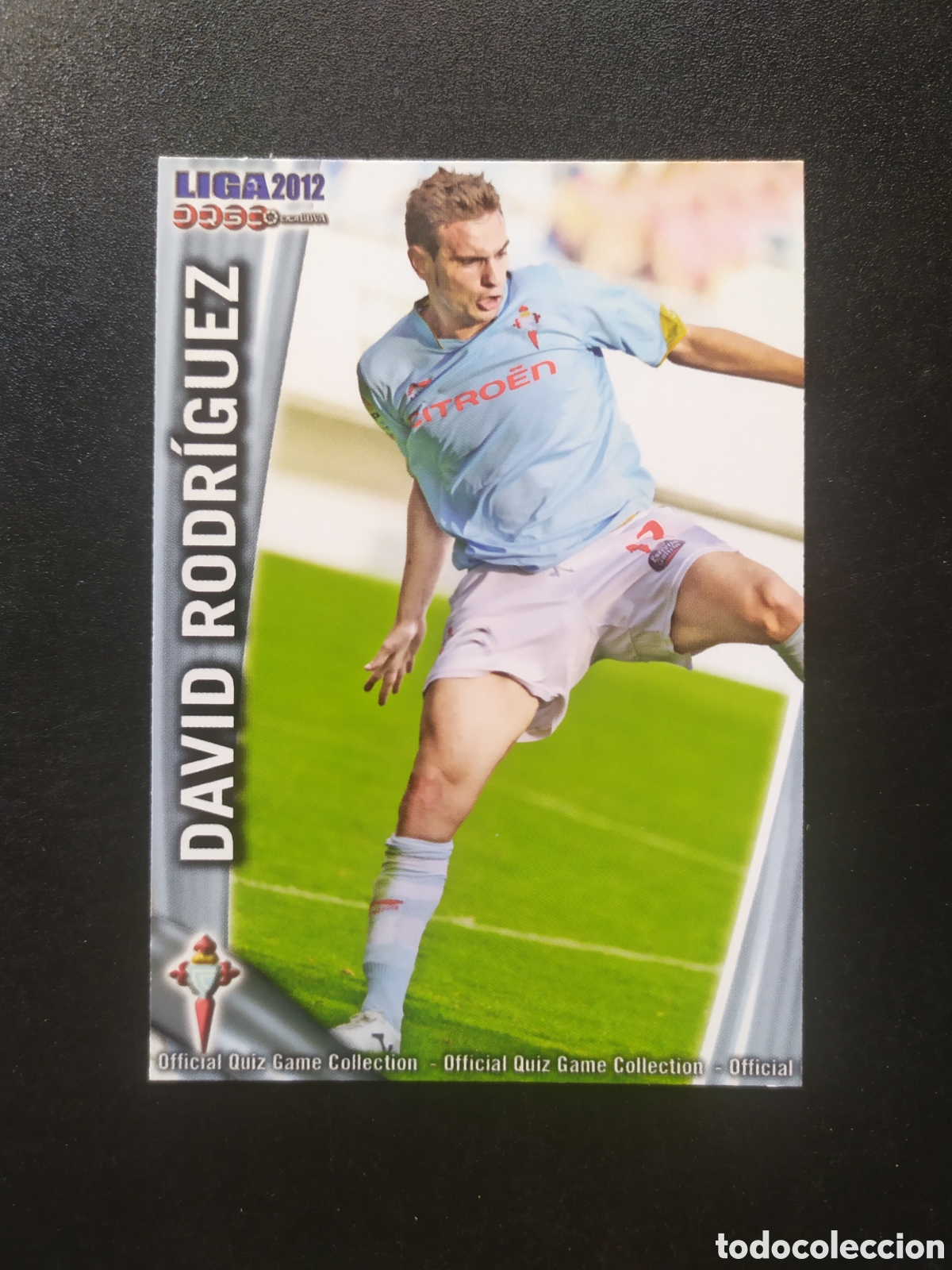 Cromos de f&uacute;tbol: Mundicromo fichas Liga 2011 2012 11 12 David Rodr&iacute;guez n&deg; 832 Celta Vigo