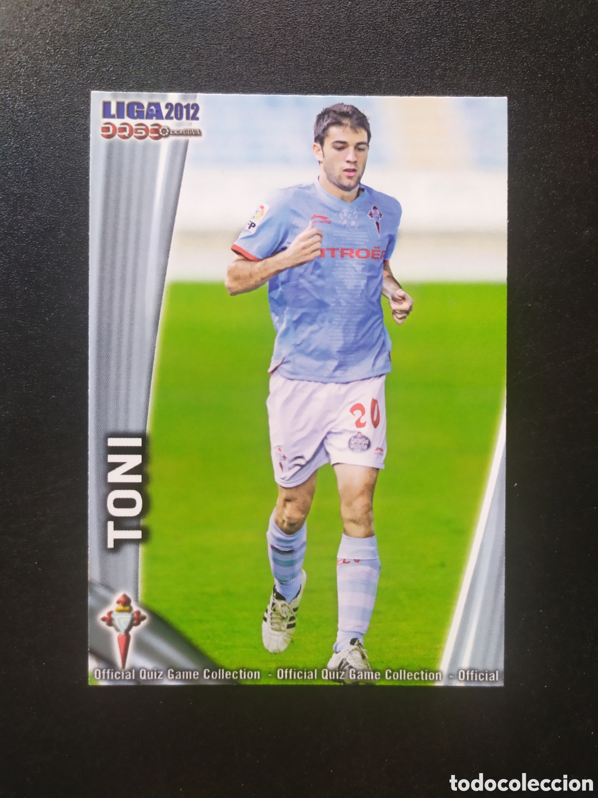 Cromos de f&uacute;tbol: Mundicromo fichas Liga 2011 2012 11 12 Toni n&deg; 833 Celta Vigo