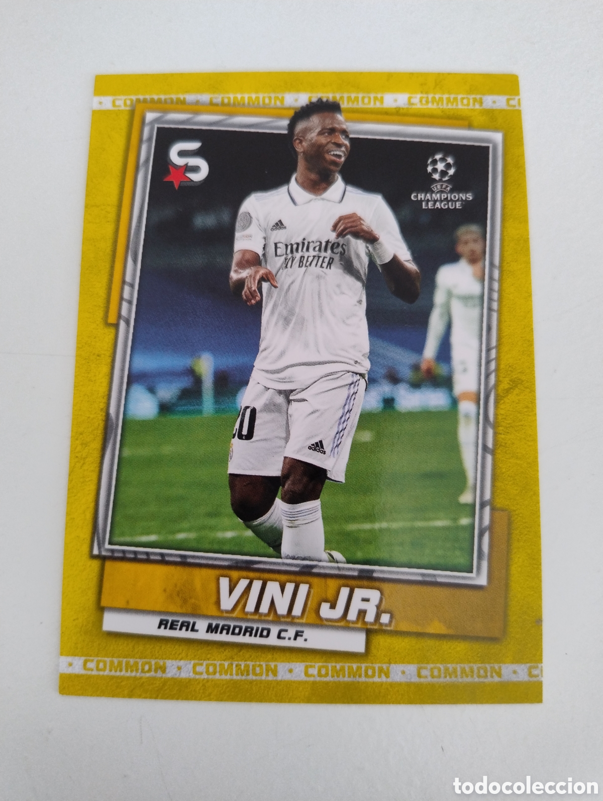 Cromos de f&uacute;tbol: 45 - Vini Jr - Real Madrid - Topps Superstars 2023 Image Variation Common