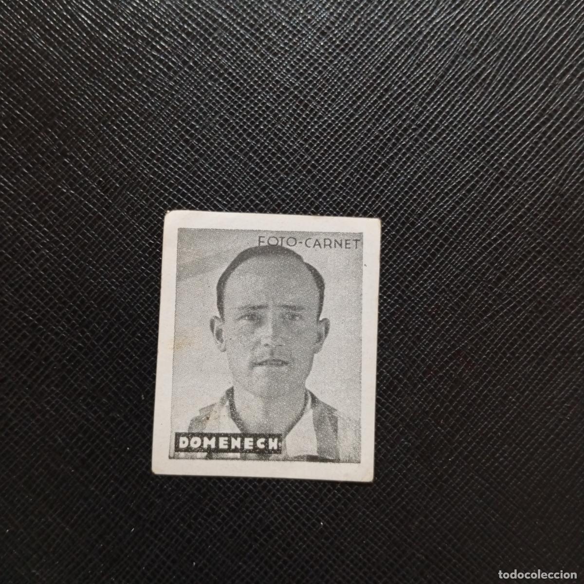 Cromos de f&uacute;tbol: DOMENECH ESPA&Ntilde;OL CISNE FOTO CARNET 42 43 CROMO FUTBOL LIGA 1942 1943 - SIN PEGAR - A137 PG20