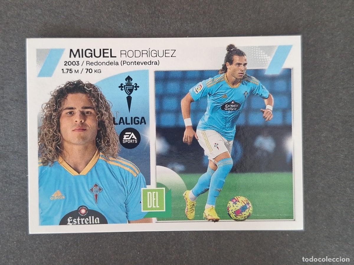 Cromos de f&uacute;tbol: L1 MIGUEL CELTA DE VIGO COLOCA LIGA ESTE 2023 2024 23 24 NUNCA PEGADO SIN PEGAR