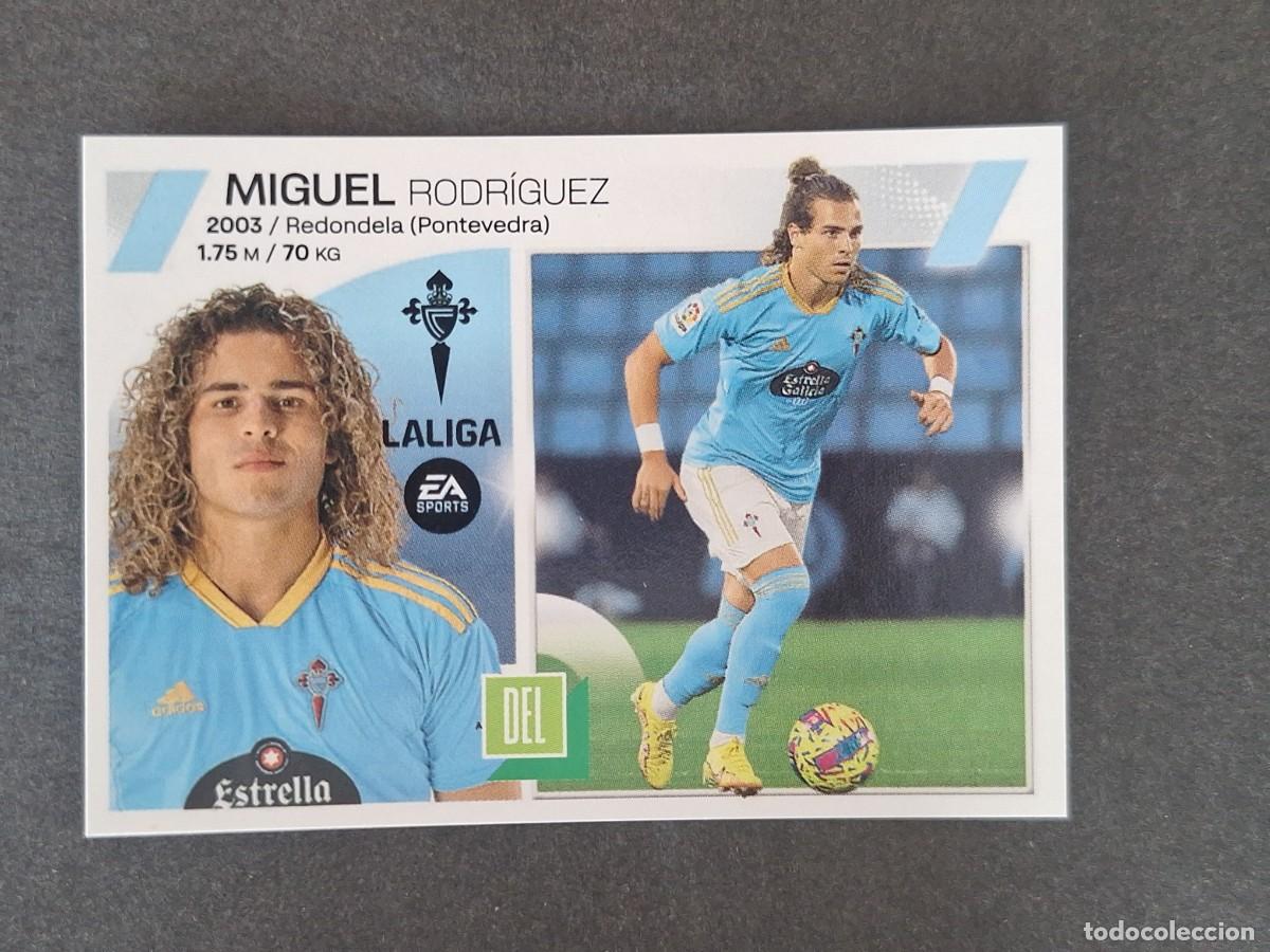 Cromos de f&uacute;tbol: L1 MIGUEL CELTA DE VIGO COLOCA LIGA ESTE 2023 2024 23 24 NUNCA PEGADO SIN PEGAR