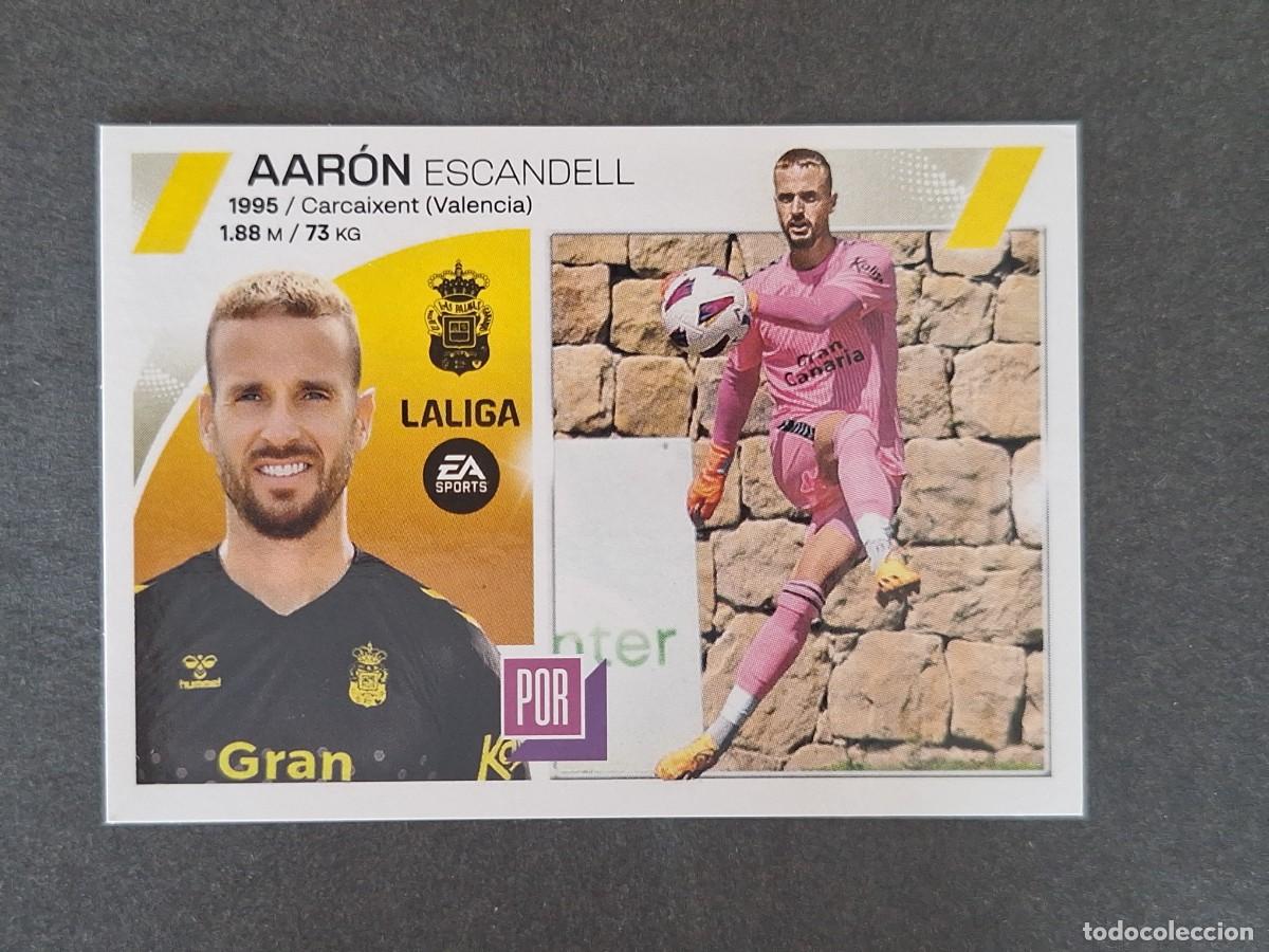 Fu&szlig;ball-Sticker: L1 AARON ESCANDELL U. D. LAS PALMAS COLOCA LIGA ESTE 2023 2024 23 24 NUNCA PEGADO SIN PEGAR