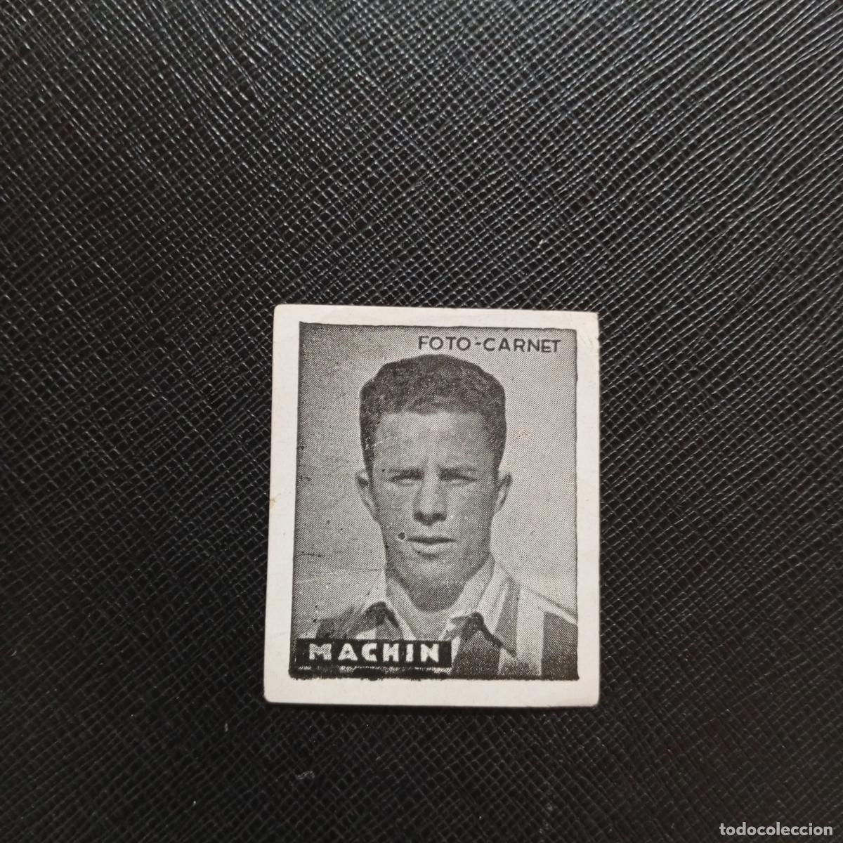 Cartes &agrave; collectionner de Football: MACHIN AT AVIACION MADRID CISNE FOTO CARNET 42 43 CROMO FUTBOL LIGA 1942 1943 SIN PEGAR - A137 PG23