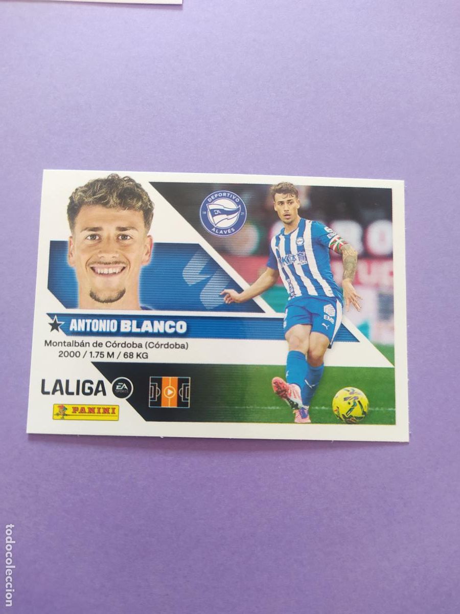 Fu&szlig;ball-Sticker: LIGA ESTE 2026 2027 26 27 NUEVO - DEPORTIVO ALAVES N&ordm; 12 BLANCO