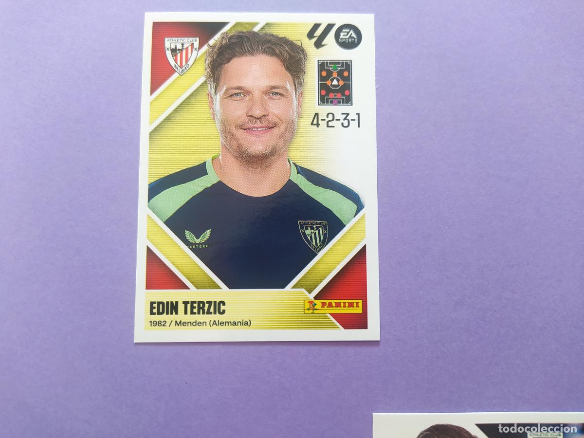 Fu&szlig;ball-Sticker: LIGA ESTE 2026 2027 26 27 NUEVO - ATHLETIC CLUB DE BILBAO N&ordm; 2 ENTRENADOR TERZIC