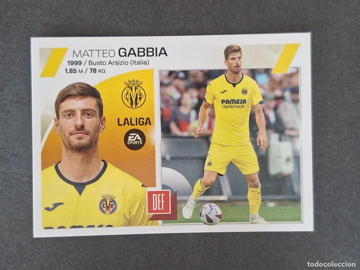 Football Stickers: L1 GABBIA VILLARREAL C. F. COLOCA LIGA ESTE 2023 2024 23 24 NUNCA PEGADO SIN PEGAR