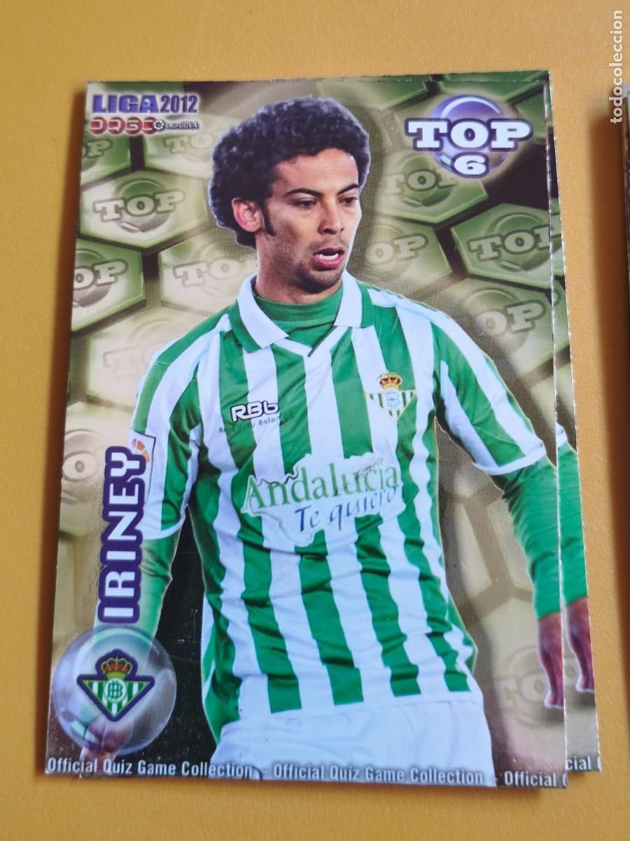 Football Stickers: iriney, liga 2012 top. betis