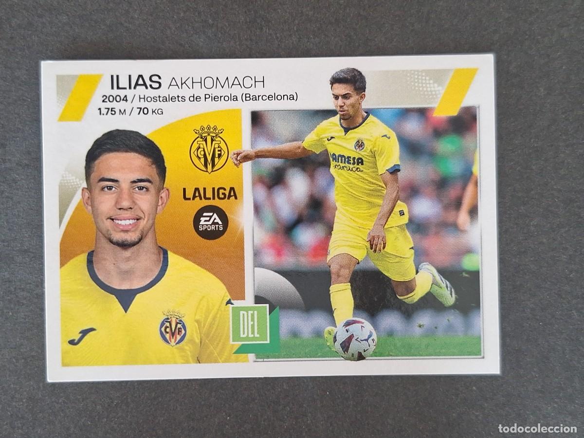 Football Stickers: L1 ILIAS VILLARREAL C. F. COLOCA LIGA ESTE 2023 2024 23 24 NUNCA PEGADO SIN PEGAR