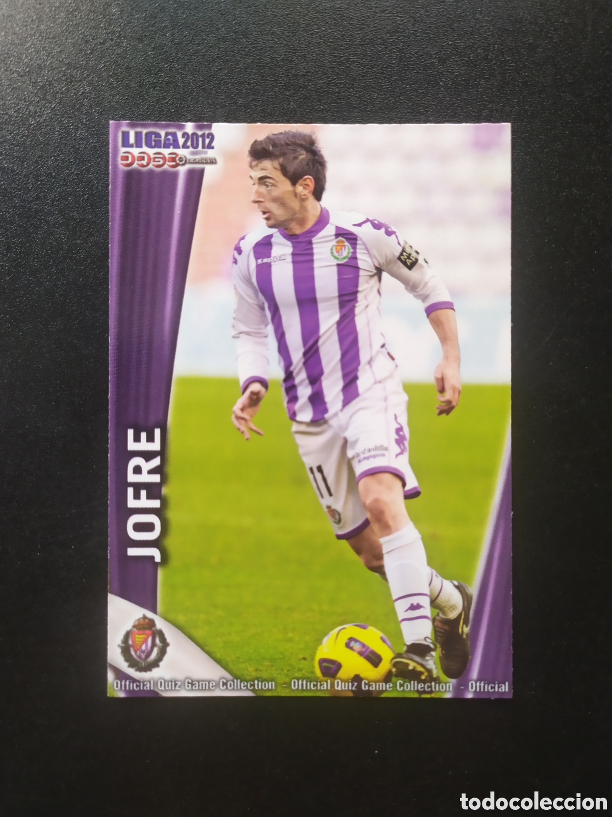 Cromos de f&uacute;tbol: Mundicromo fichas Liga 2011 2012 11 12 Jofre n&deg; 851 Valladolid
