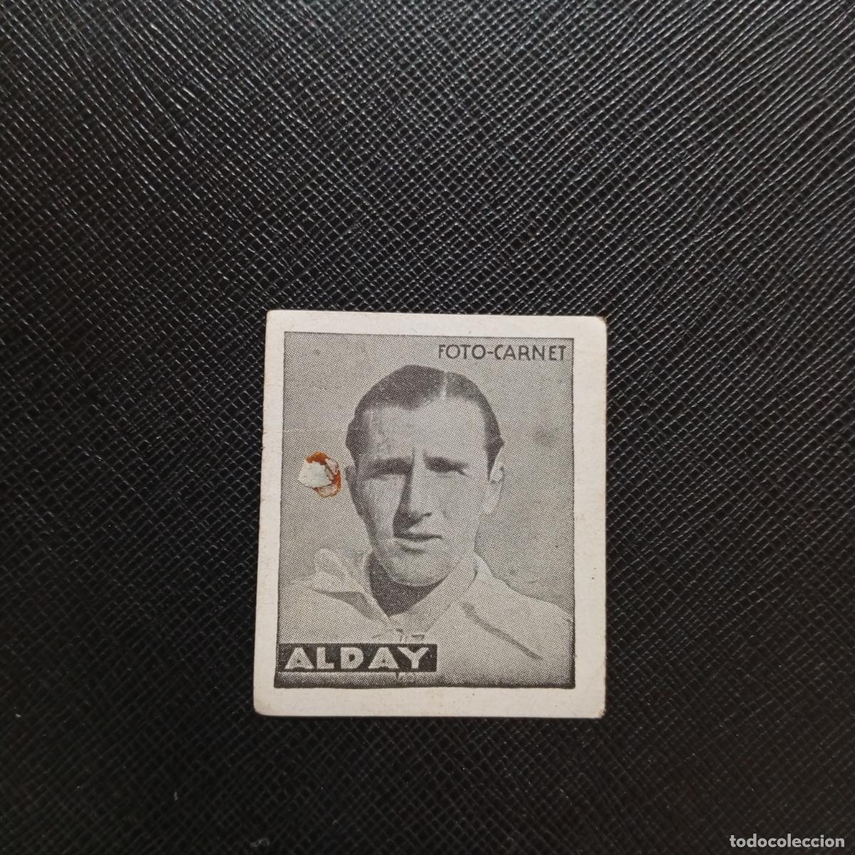 Cromos de Futebol: ALDAY REAL MADRID CISNE FOTO CARNET 42 43 CROMO FUTBOL LIGA 1942 1943 - SIN PEGAR - A116 PG1