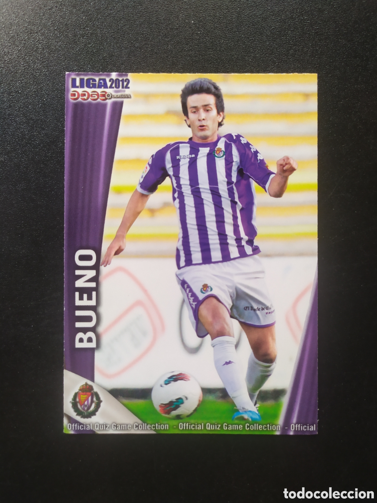Cromos de f&uacute;tbol: Mundicromo fichas Liga 2011 2012 11 12 Bueno n&deg; 855 Valladolid